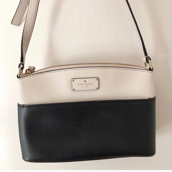 Kate Spade Black White Millie Crossbody - Picture 1 of 7